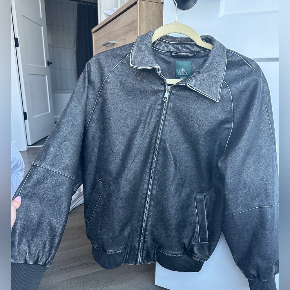 Wild Fable Leather Jacket - XS